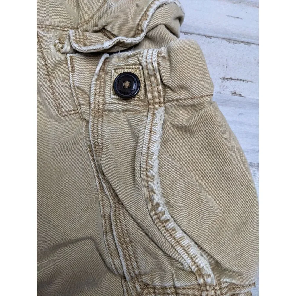 American‎ Eagle Baggy Cargo Shorts Longer Length Size 30 Distressed 11